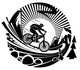 Riding a mountain bike Wall Decal