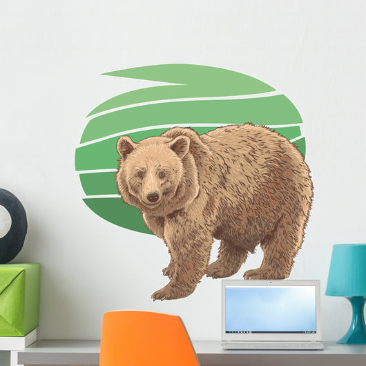 Kodiak bear Wall Decal