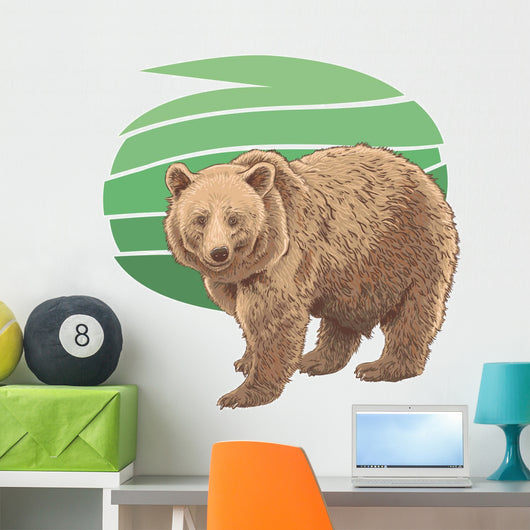 Kodiak bear Wall Decal