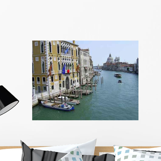 Venedig Boote Am Grand Wall Decal