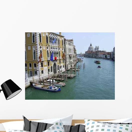 Venedig Boote Am Grand Wall Decal