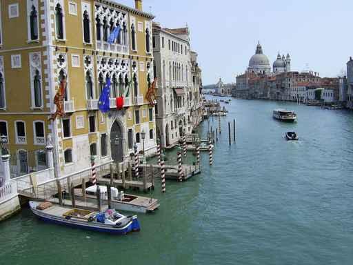 Venedig Boote Am Grand Wall Decal