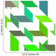 Abstract Geometric Shape Color Background Wall Mural