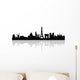 Building silhouettes Wall Decal