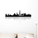Building silhouettes Wall Decal