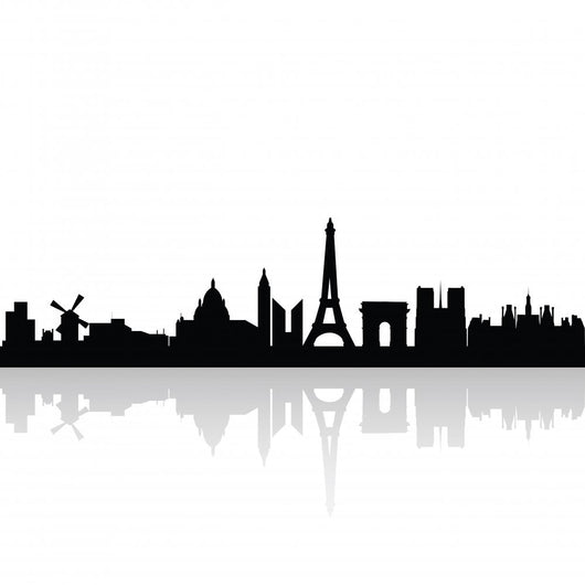 Building silhouettes Wall Decal