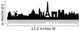 Building silhouettes Wall Decal