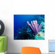Purple Tube Sponges Caribbean Wall Decal Design 1
