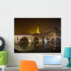 Verona Stone Bridge Night Wall Decal