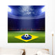 Soccer Staduim Brazil Flag 