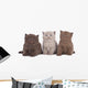 Kitten Three - Three British Shorthair Kitten Next to Each Other Wall Decal