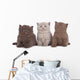 Kitten Three - Three British Shorthair Kitten Next to Each Other Wall Decal