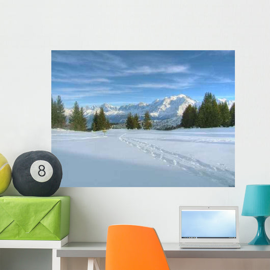 Snow Landscape Wall Decal