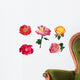 Collection of Five Roses Wall Decal