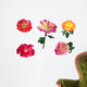 Collection of Five Roses Wall Decal