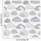 Clouds Seamless Pattern Wall Decal Design 2