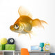 Goldfish in front of a white background Wall Decal