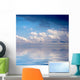 Blue dramatic sky over water Wall Mural