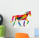 Chinese new year of the Horse abstract triangle EPS10 file. Wall Decal