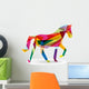 Chinese new year of the Horse abstract triangle EPS10 file. Wall Decal