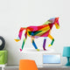 Chinese new year of the Horse abstract triangle EPS10 file. Wall Decal