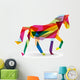 Chinese new year of the Horse abstract triangle EPS10 file. Wall Decal