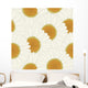 Chamomile Retro Seamless Pattern Wall Decal