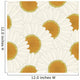 Chamomile Retro Seamless Pattern Wall Decal