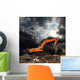 Excavator Wall Mural