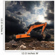 Excavator Wall Mural
