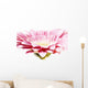 pink gerber daisy Wall Mural