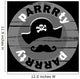 grunge pirate party design 