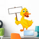 Funny Duck Cartoon with Wall Decal