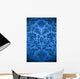 Vintage Blue Fabric Background 
