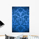 Vintage Blue Fabric Background 