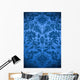 Vintage Blue Fabric Background 