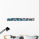 moroccan vintage tile background Wall Mural