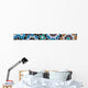moroccan vintage tile background Wall Mural