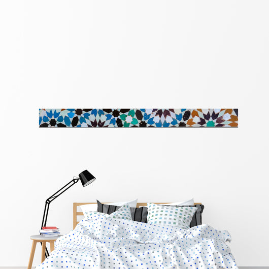moroccan vintage tile background Wall Mural