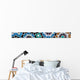 moroccan vintage tile background Wall Mural