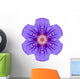 Purple Geranium Flower Mandala Wall Decal