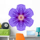 Purple Geranium Flower Mandala Wall Decal