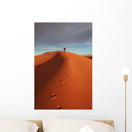 Man Observer Sand Desert Wall Decal Design 2