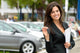 Car sales woman 