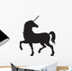 Corkscrew Unicorn Wall Decal