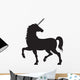 Corkscrew Unicorn Wall Decal