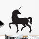 Corkscrew Unicorn Wall Decal