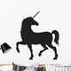 Corkscrew Unicorn Wall Decal