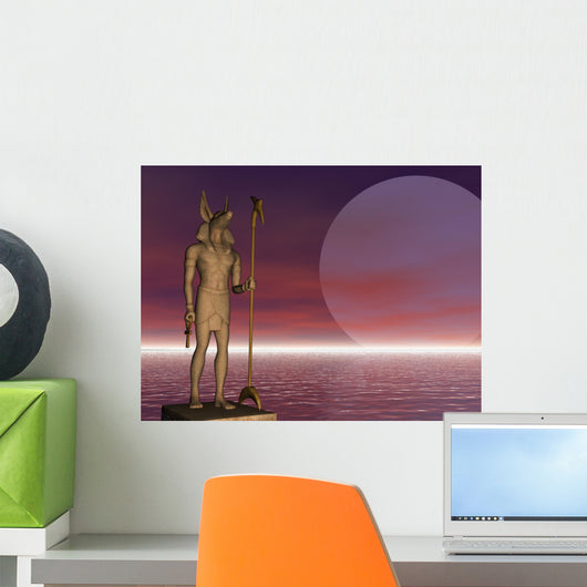Anubis on Guard Wall Mural