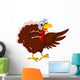 Funny Turkey Cartoon Posing Wall Decal